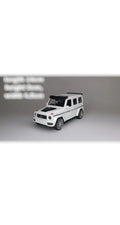 White G-Wagon Die Cast Metal Car Toy 1:32 Scale – Luxury Pull Back SUV with Open Doors & Realistic Design