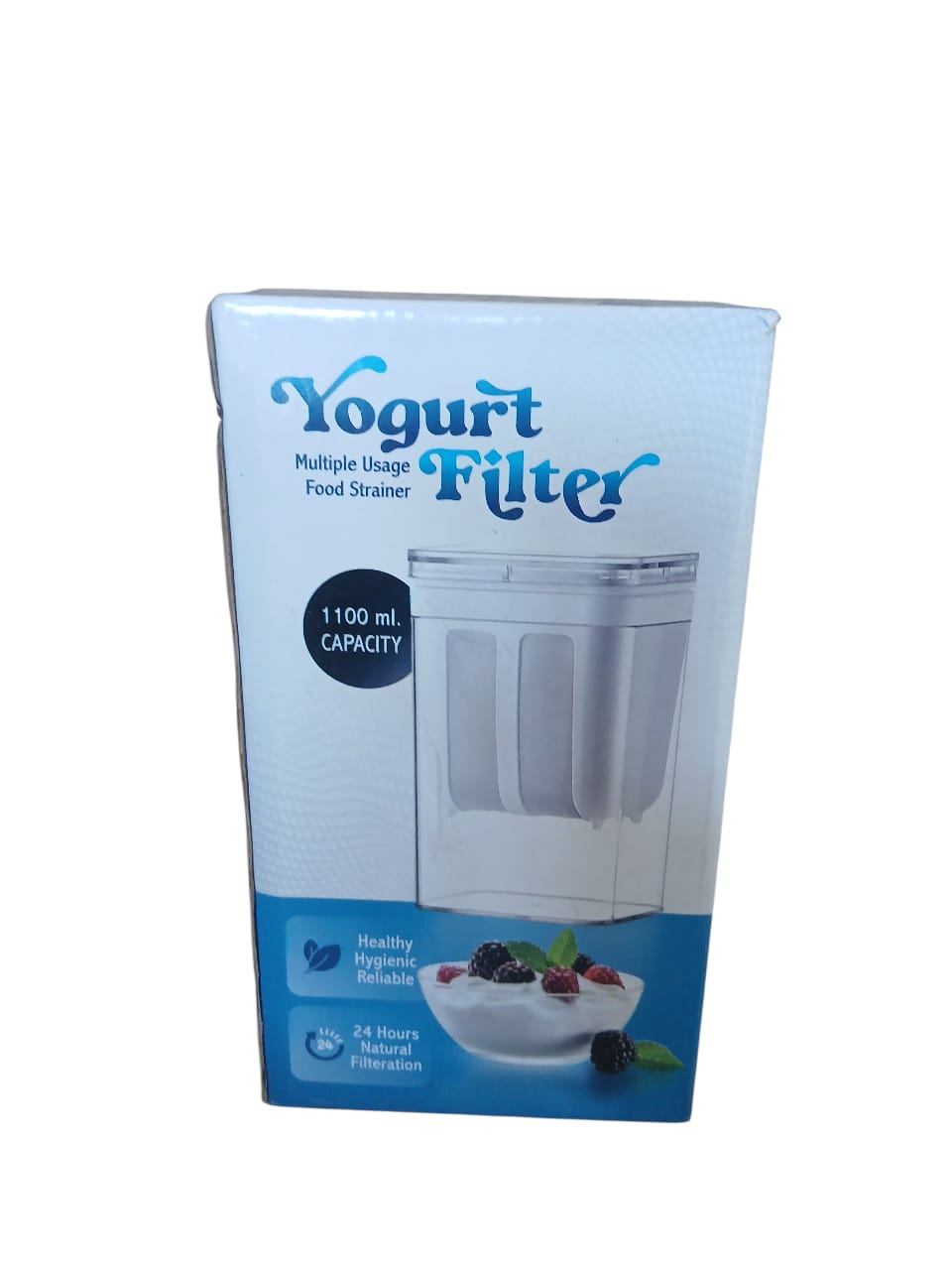 Yogurt Filter Strainer 1100ml – Multi Usage Greek Yogurt Maker & Food Strainer Container