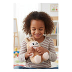 Cute Brown Sitting Plush Bunny Soft Toy